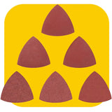 60 PCS 3-1/8" Triangle Sandpaper for Oscillating Multi Tool – Hook & Loop Sanding Sheets, Assorted 40–240 Grits for Wood, Paint, Corners