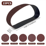 2" x 27" (50 x 686mm) Sanding Belt – Premium Aluminum Oxide Abrasive Sandpaper for Belt Sander, Mix Grit (15 Pack: 80/120/150/240/400 Grit)