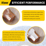 TPmax 5" x7/8" Abrasive Disc – Rust Paint Oxidation Remover Poly Strip Wheel for Angle Grinder, 10 Pack (Purple, Blue)