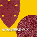 60 PCS Mouse Sander Sandpaper – 3-1/2" x 5-1/2" Hook & Loop Detail Sanding Sheets, 80 to 600 Grit for Wood, Paint, Finishing