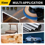 TPmax 4" 4-1/2" 5" Abrasive Disc – Rust Paint Oxidation Remover Poly Strip Wheel for Angle Grinder, 3 Pack (Purple, Black, Blue)