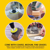 30 PCS 9-Inch 8-Hole Sanding Discs – Hook & Loop Orbital Sander Pads, Assorted Grits 80–400 (5 Each), for Wood, Paint, Drywall