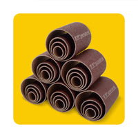 24 PCS Spindle Sanding Sleeves – 2" Long, Assorted Diameters (1/2"-1-1/2"), 60/80/120 Grit or Mixed Grit (60–400) for Drum & Spindle Sanders