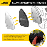 5 Pack Mouse-Shaped Foam Interface Pads – 5-Hole Soft Hook & Loop Cushion Backing Pads for Detail Sanders, Woodworking Use