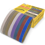 45 Piece 1/2" x 12" Knife Sharpener Sanding Belt Kit for Work Sharp Knife & Tool Sharpener (WSKTS & WSKTS-KT/Mk.1 & Mk.2) - Multiple Grits