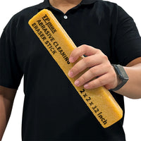 2" x 2" x 12" Inch Abrasive Cleaning Eraser Stick for Cleaning Abrasive Sanding Belts & Sanding Discs Sandpaper Rough Tape, Skateboard and Shoes Natural Rubber Build